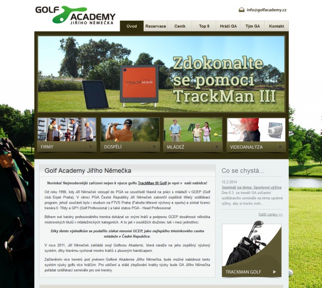 Firemní prezentace Golf Academy